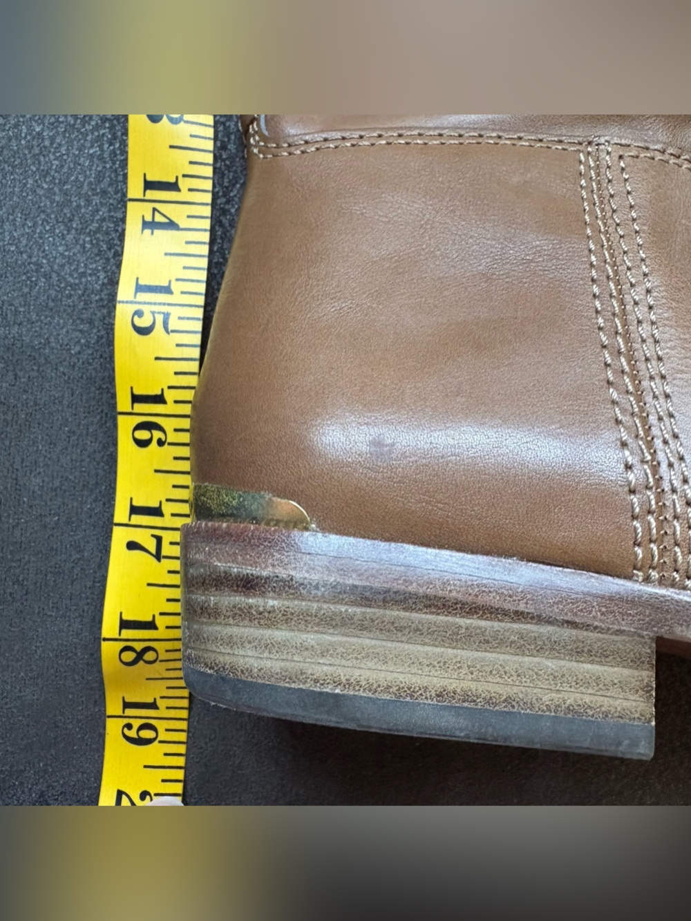 Coach Leather Laguna Tan Brown Riding Boots 10 Equestrian Preppy Old Money Knee - Picture 10 of 13